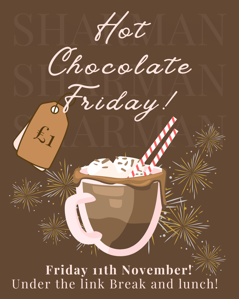 Sharman Hot Chocolate Sale 