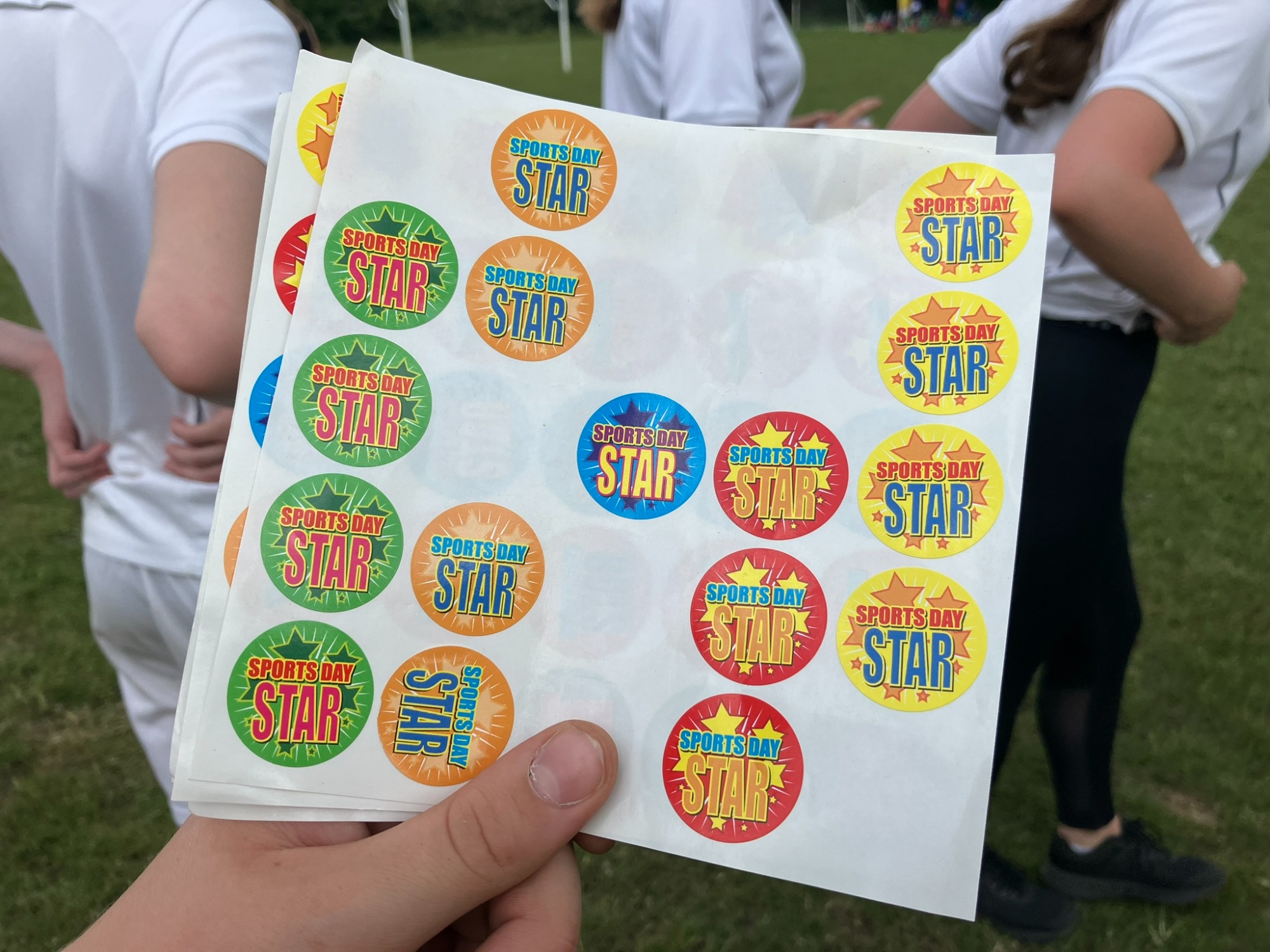 Stickers at Atwood Sports Day 