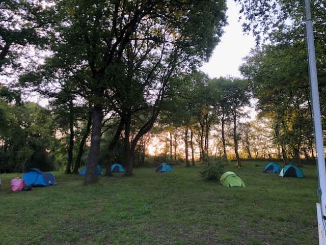 Tents at Silver DofE Practice Expedition 