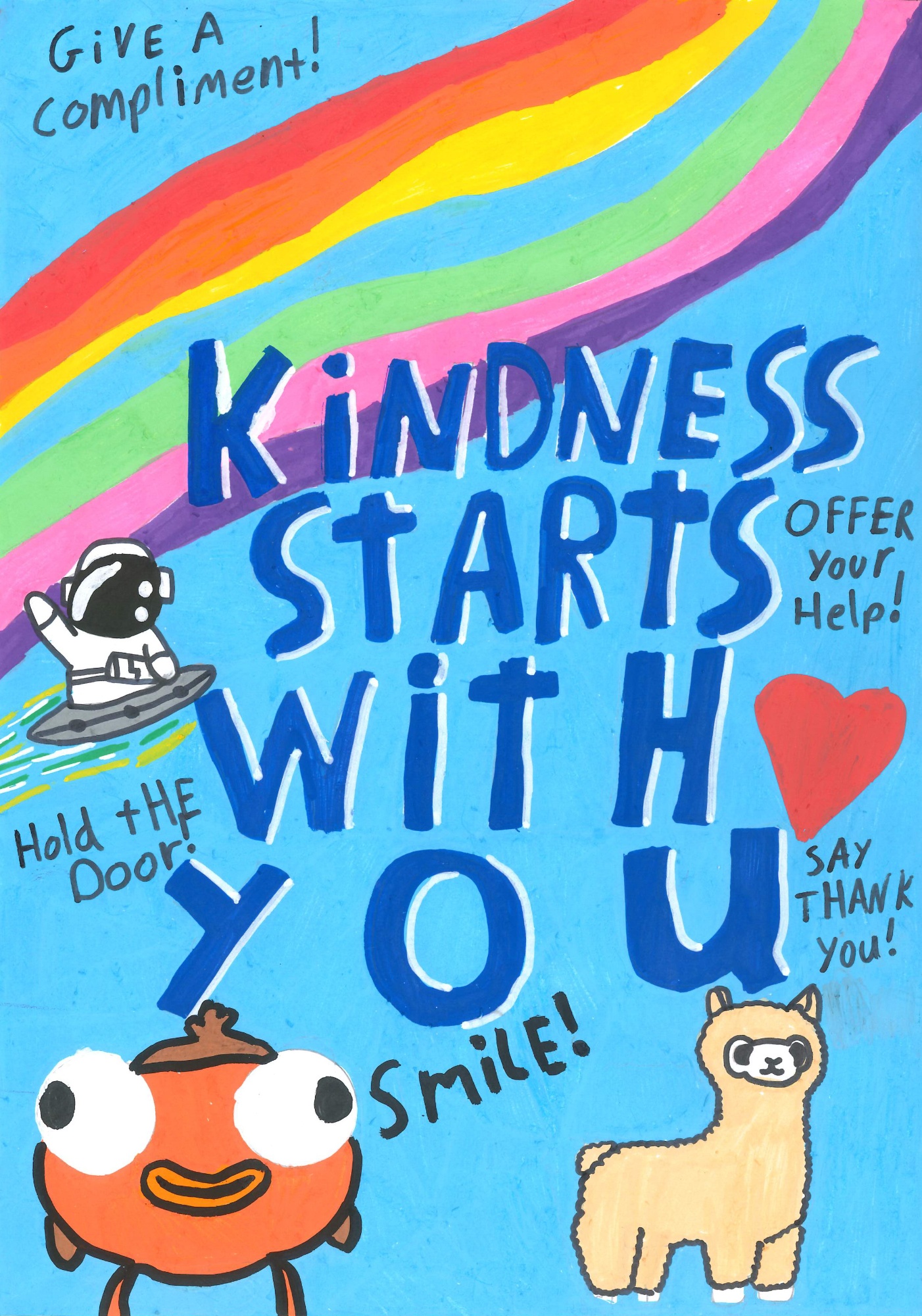 Second Place Kindness Poster