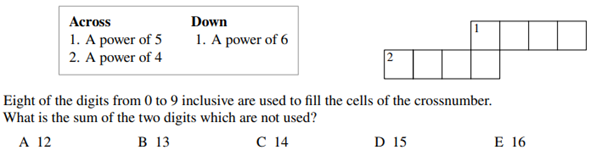 UKMT Intermediate Maths Challenge Question 