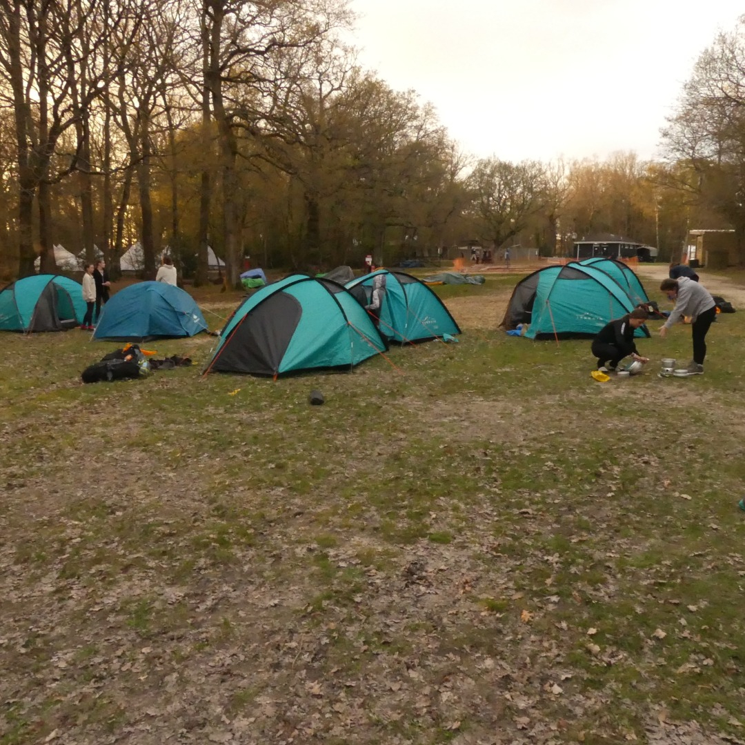Tents on DofE Bronze Practice Weekend