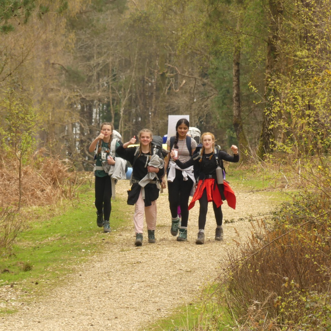 Year 9 Girls on DofE Bronze Practice Weekend