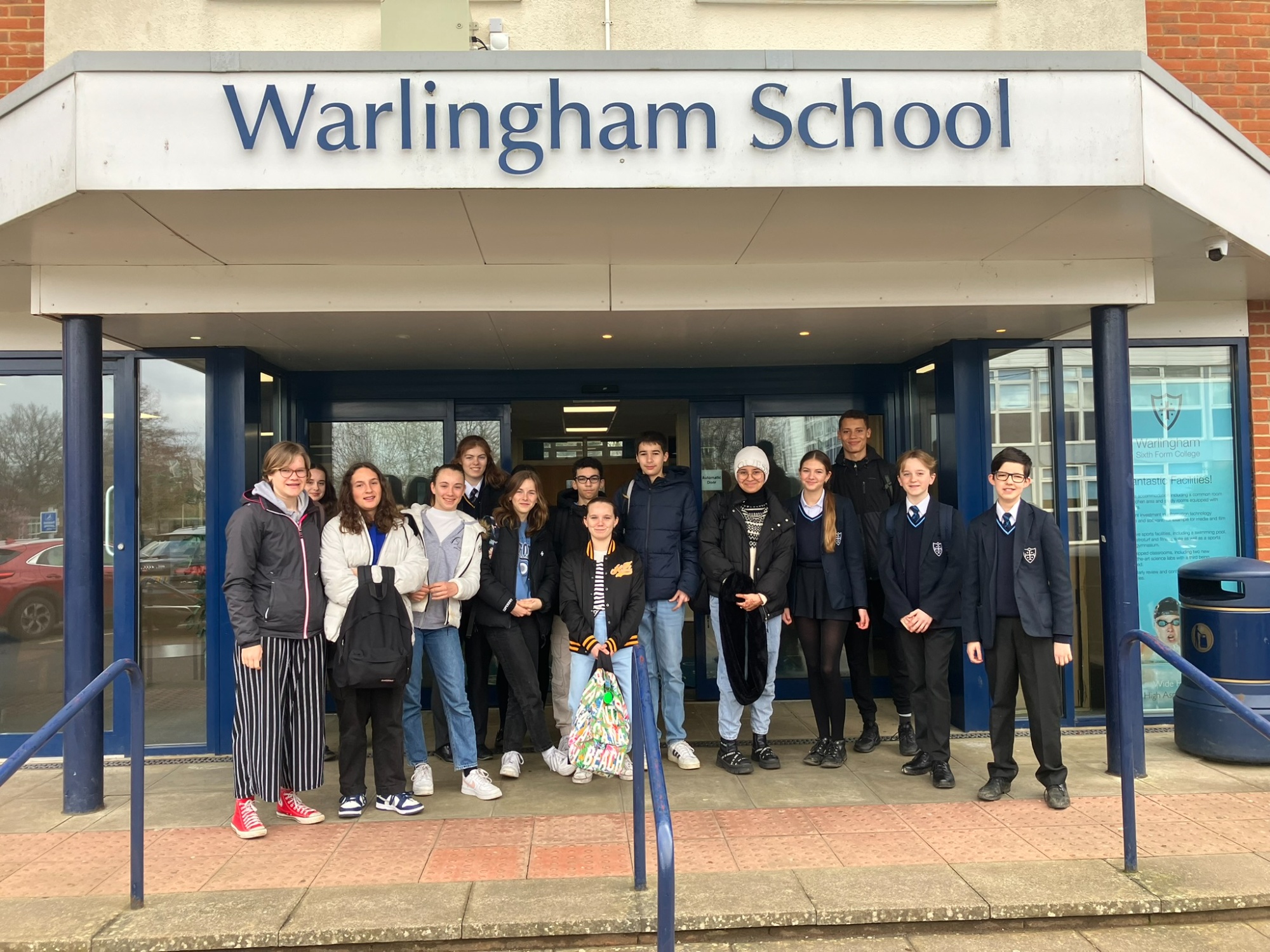 Bordeaux & Warlingham Exchange Students at Warlingham 
