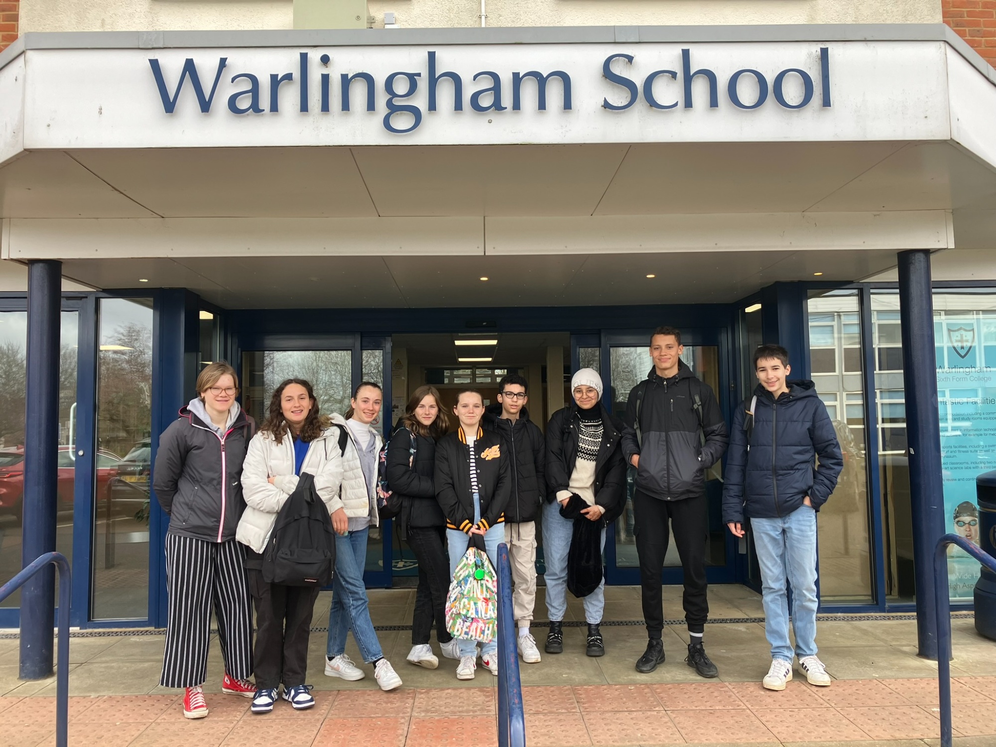 Bordeaux Exchange Students at Warlingham 