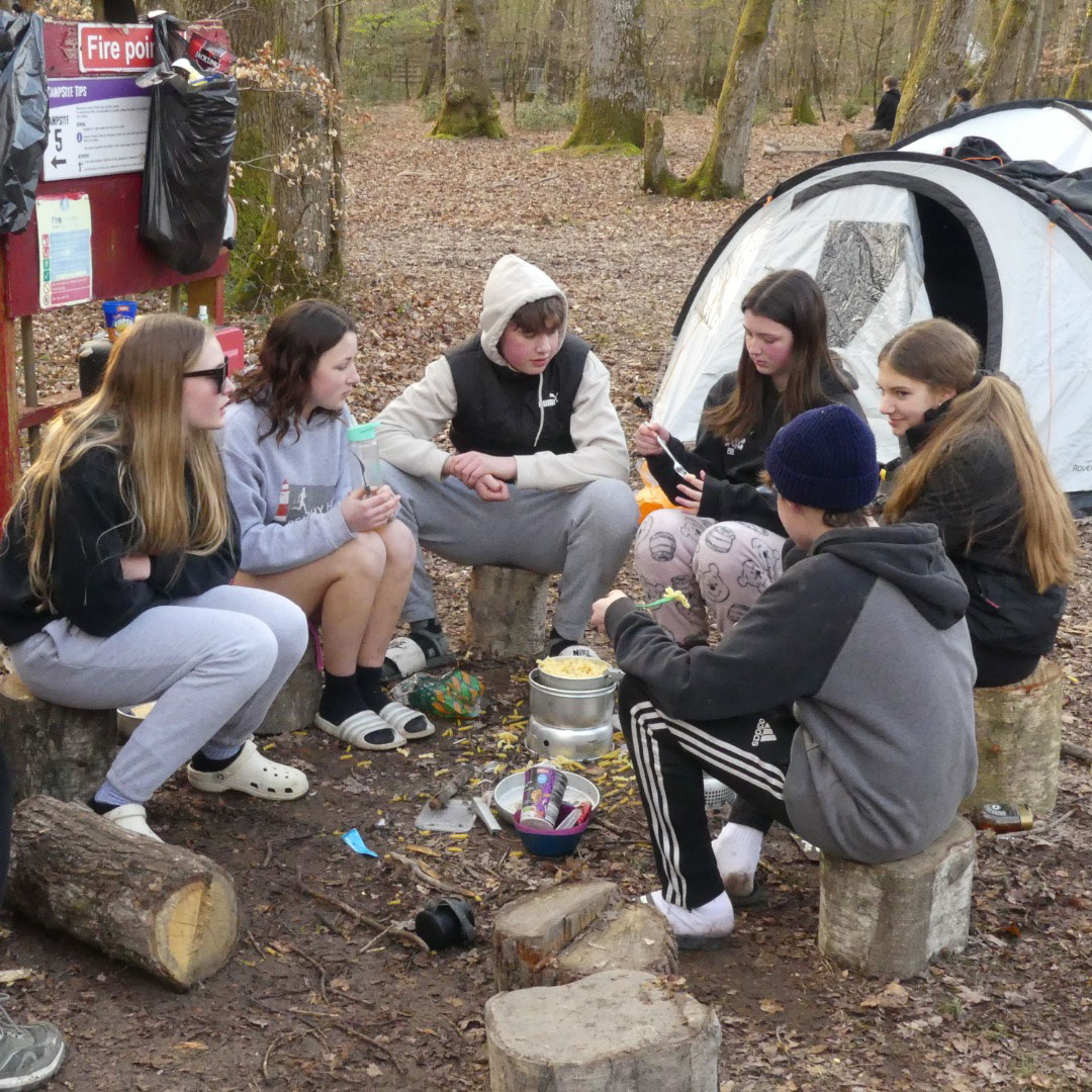 Year 9 Group on Bronze DofE practice weekend 