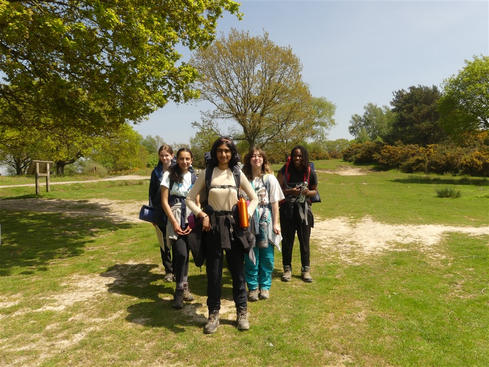 Group of Year 9 Students on Bronze DofE Final Expedition 