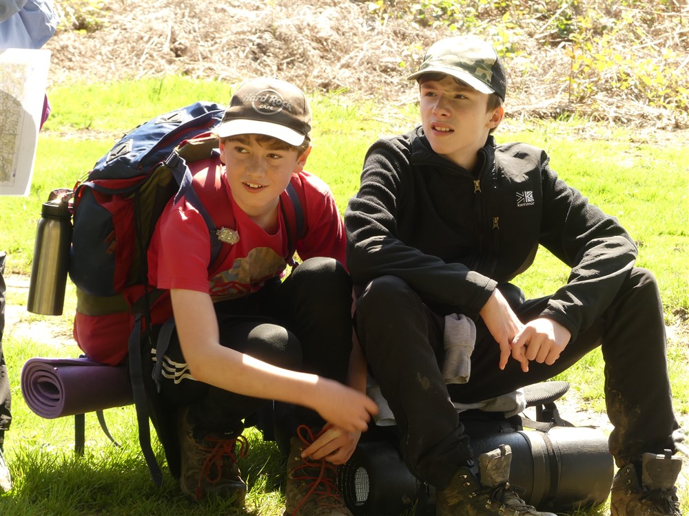 Group of Year 9 Students on Bronze DofE Final Expedition