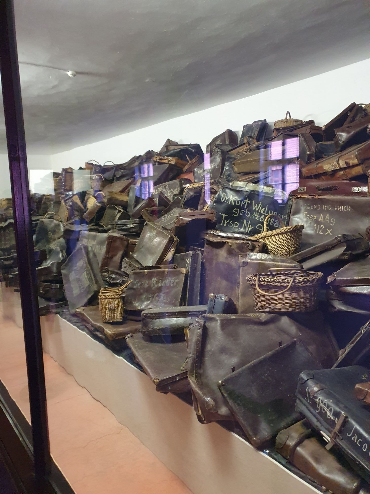 Room of belonging of innocent people at Auschwitz 1