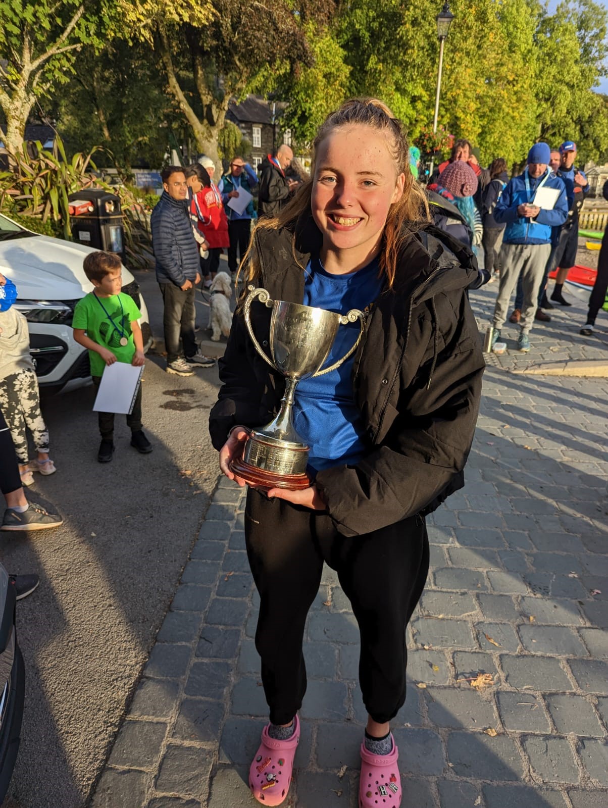 Photo of Holly with medal